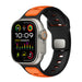 Bracelet silicone outdoor pour Apple Watch (orange/noir)