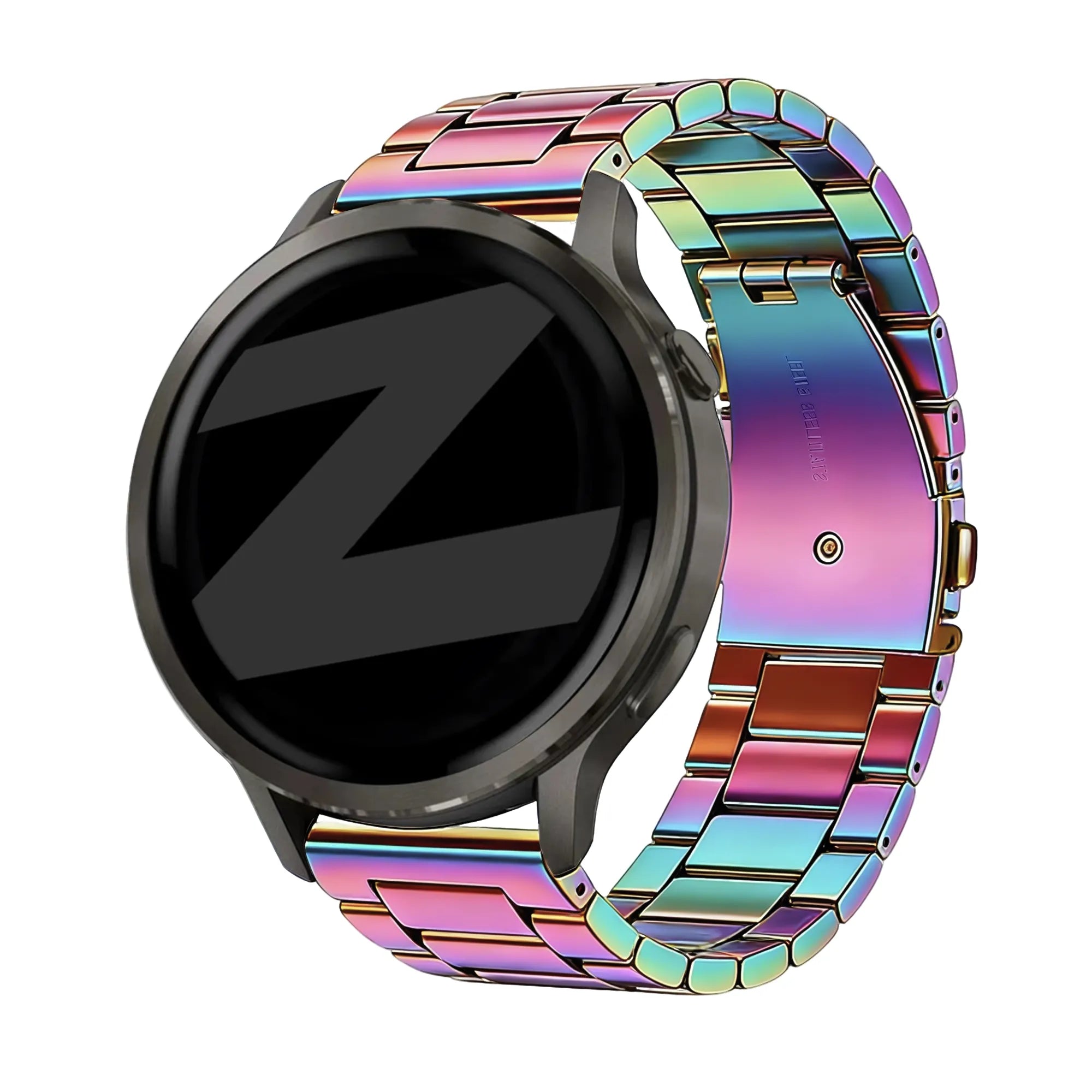 Bandz Bracelet acier 'Classic' Garmin Forerunner 170 (arc-en-ciel)