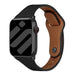 Apple Watch Leather Strap with Snap Closure (Black)