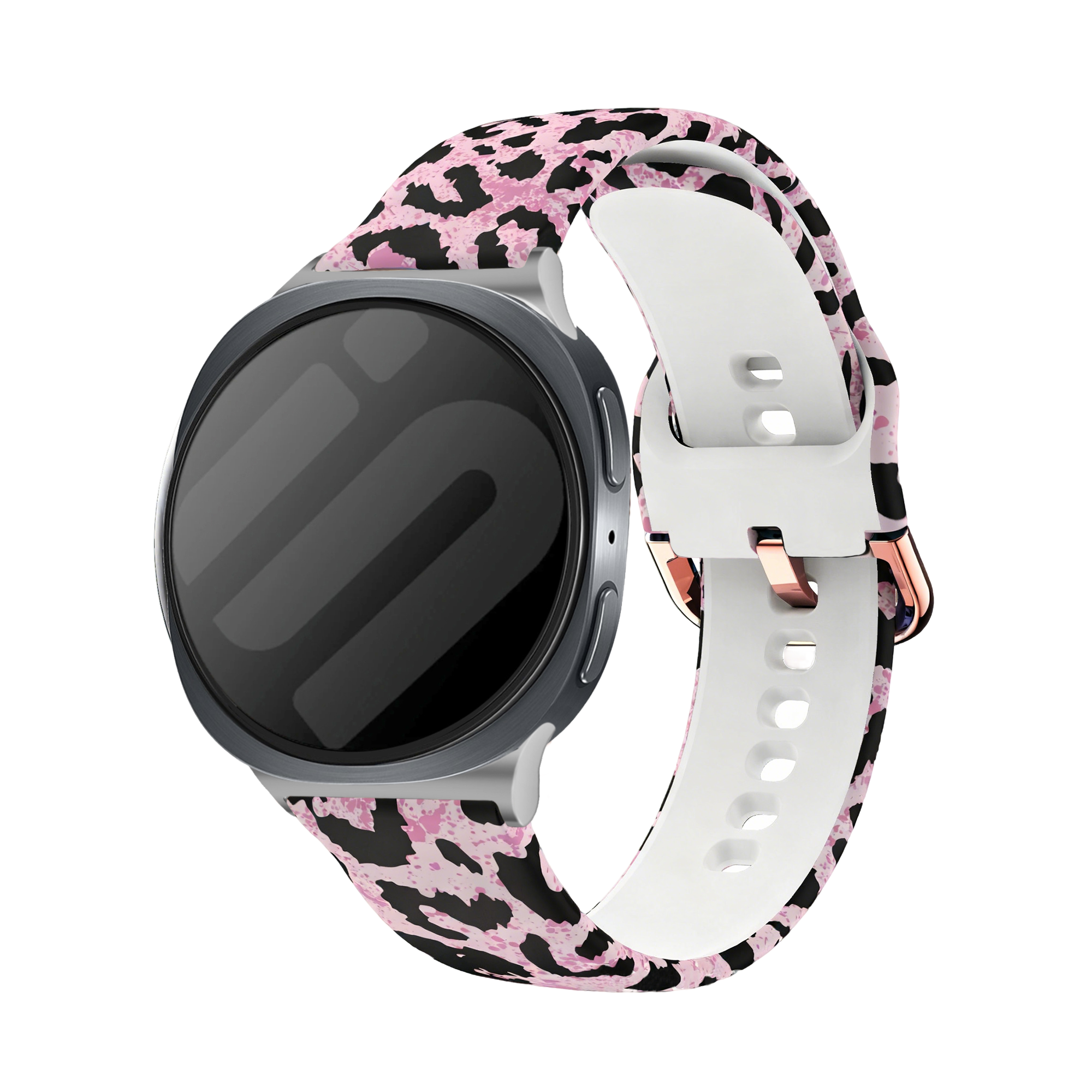 Bracelet léopard rose Samsung Galaxy Watch 8 Classic