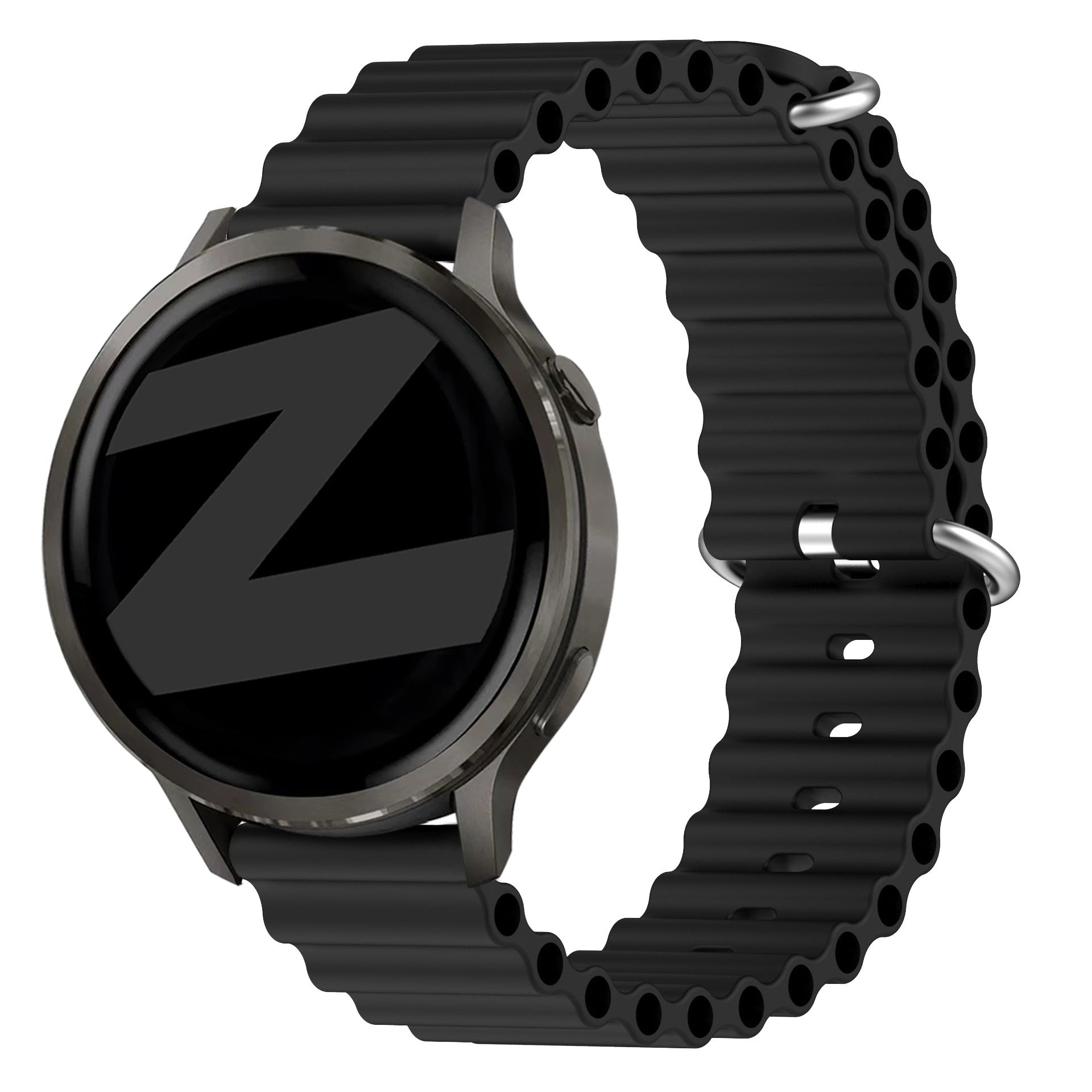 Bandz Bracelet Océan 'Classic' Garmin Vivoactive 3 (noir)