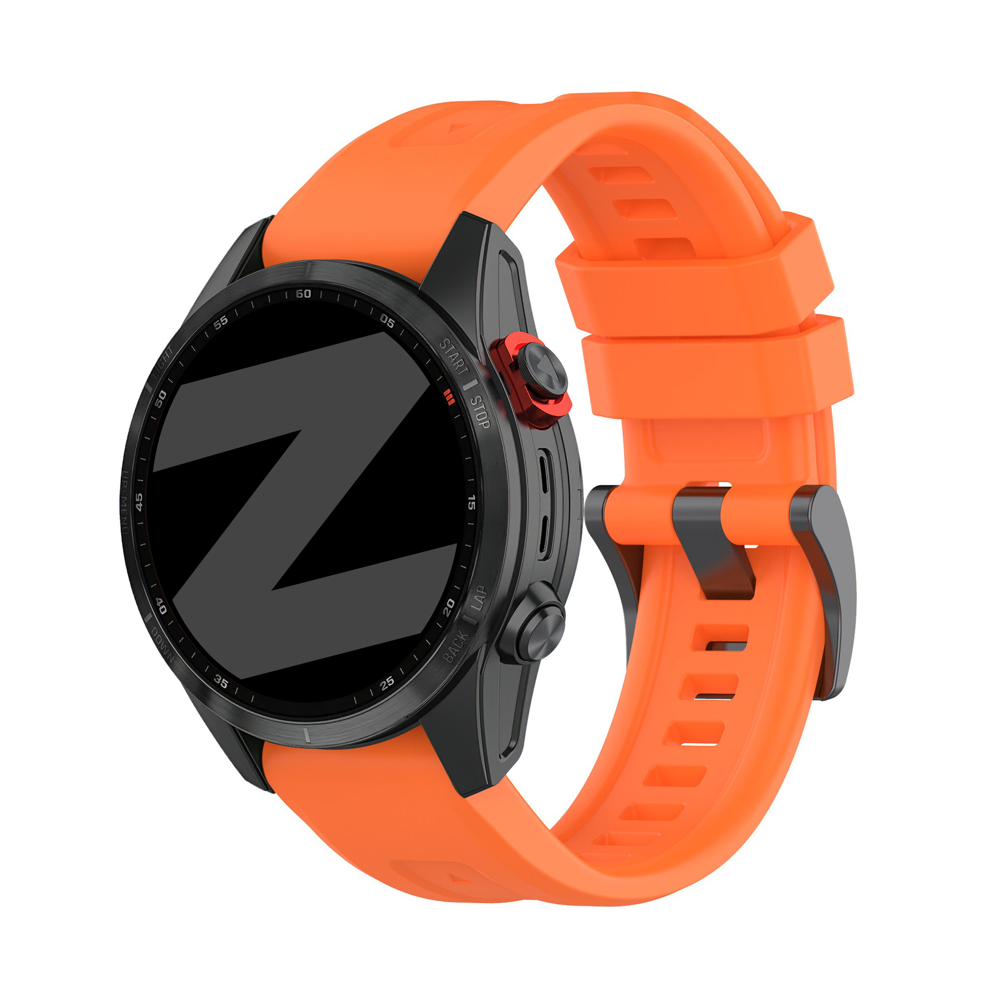 Bandz Bracelet silicone 'Classic' Garmin Descent Mk3(i) - 43mm (orange)