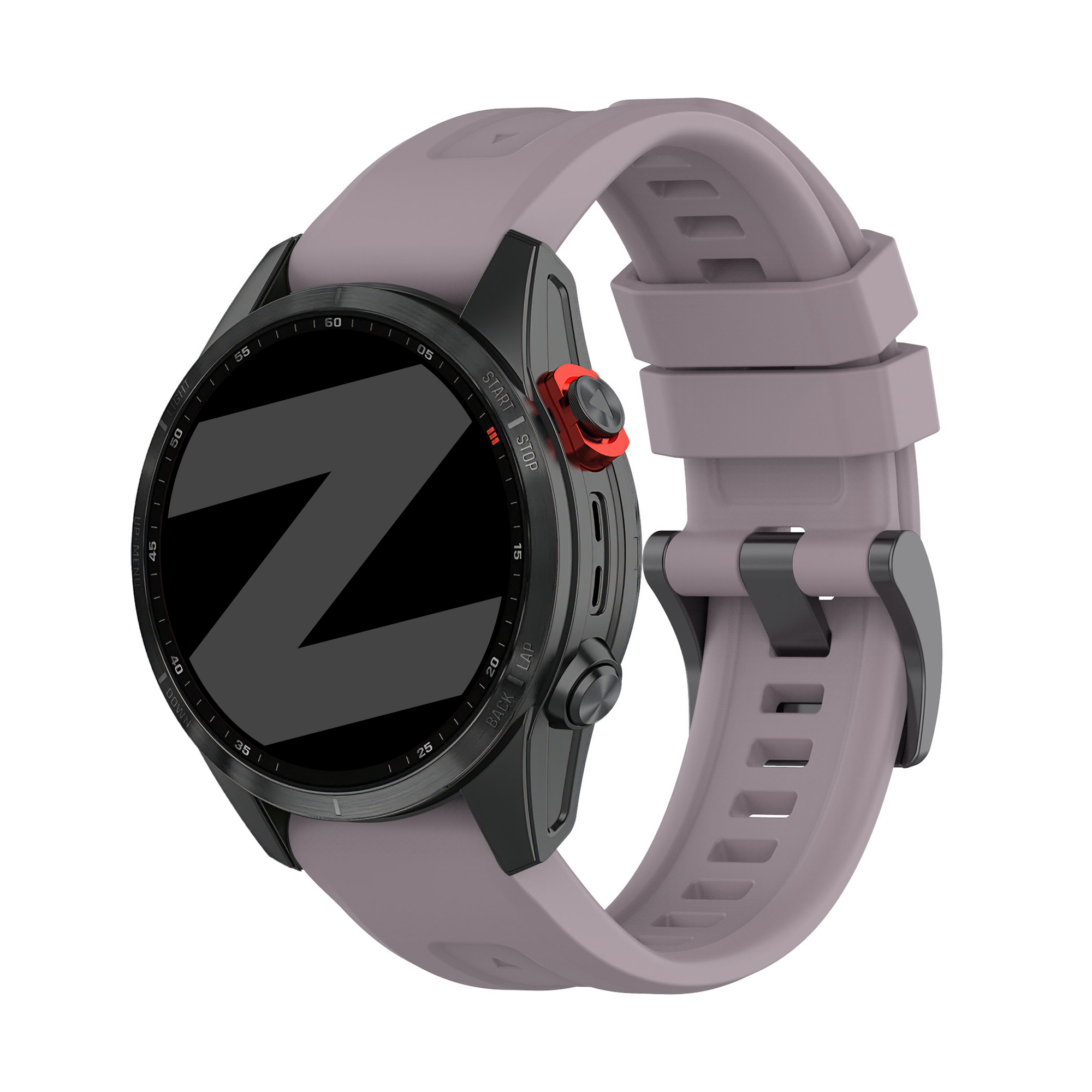 Bandz Bracelet silicone 'Classic' Garmin Descent Mk2(i) (lavande gris)