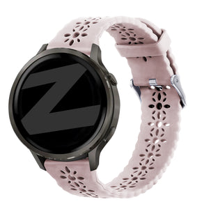 Bandz Garmin Vivoactive 6 Silicone Strap 'Lace' (Pink)