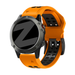 Bandz Bracelet sport avec boucle Garmin Fenix 8 Pro - 47mm (orange/noir)