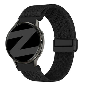 Bandz Garmin Forerunner 265s Vintage Nylon Strap (Black)