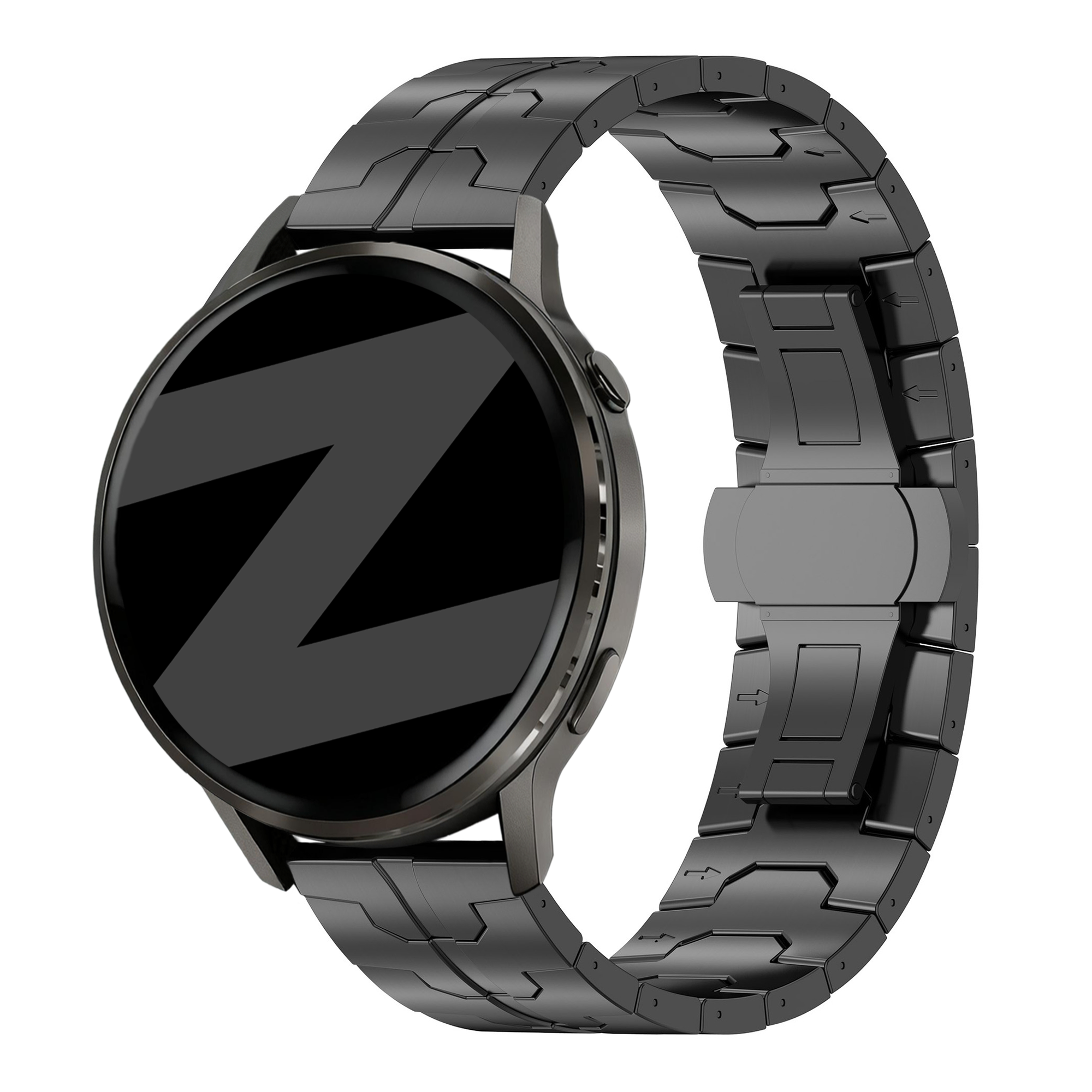 Bandz Garmin D2 Air X15 Steel Strap 'Iron' (Black)