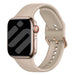 Bracelet silk silicone Apple Watch (thé au lait)