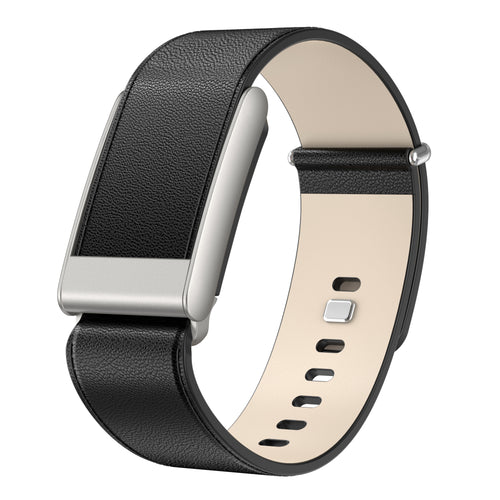 Bracelet cuir compatible avec Whoop 5.0 (noir)