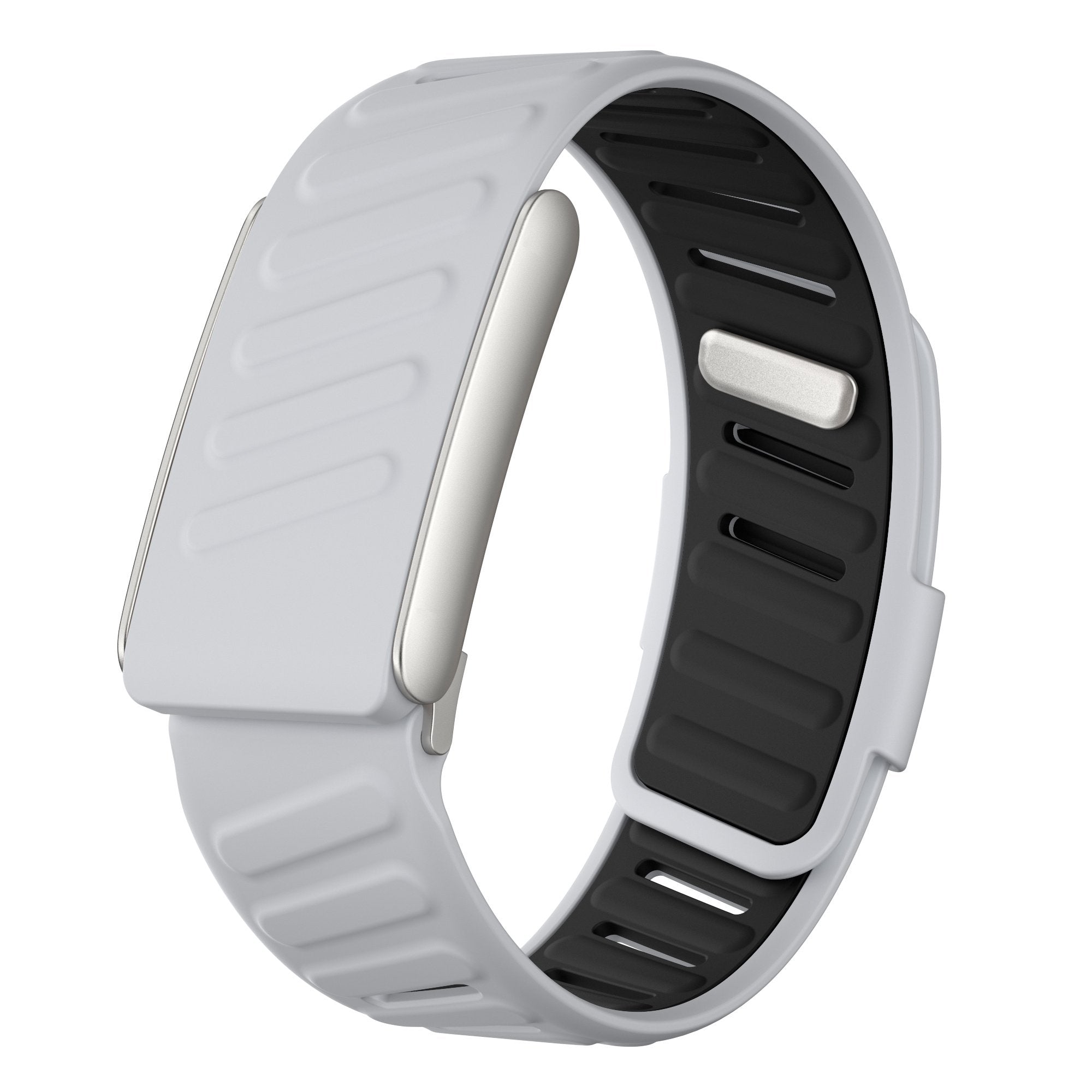 Bracelet sport compatible avec Whoop 5.0 (gris clair/noir)