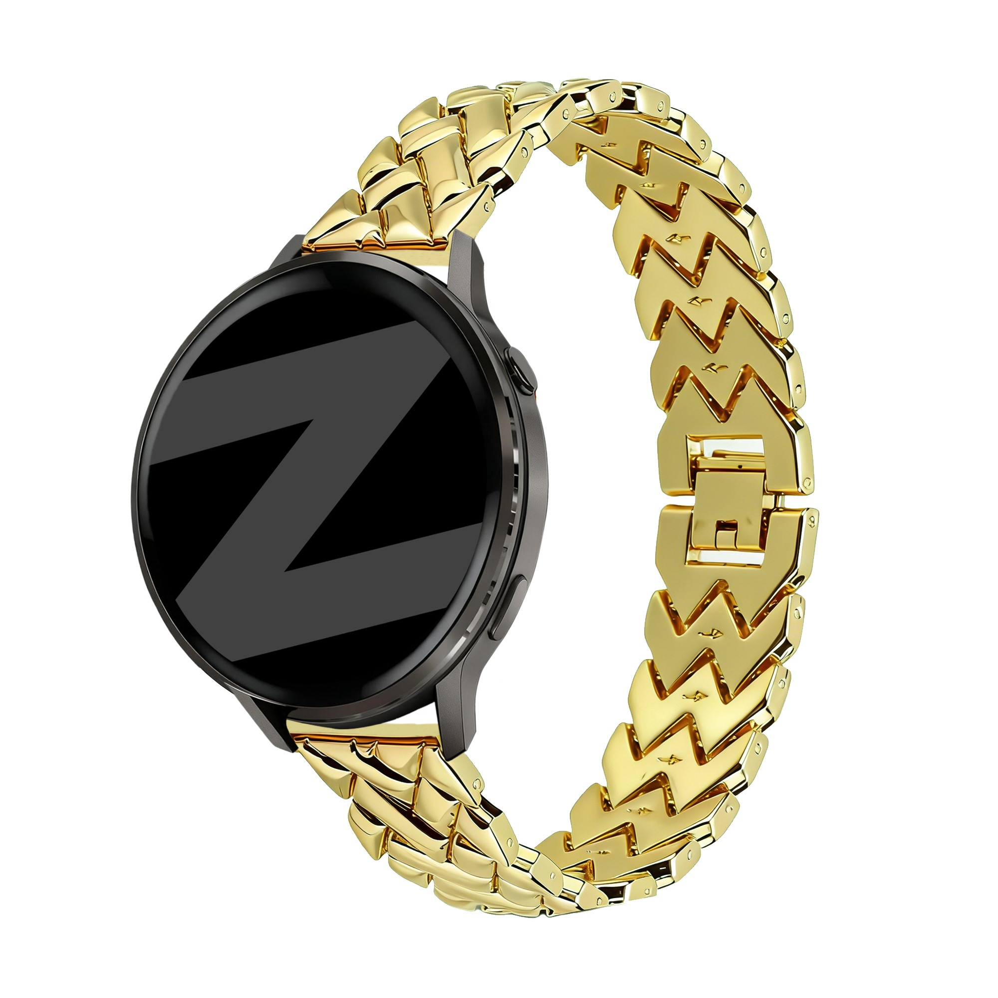 Bandz Garmin Vivoactive 4s Metal Strap 'V-Type' (Gold)