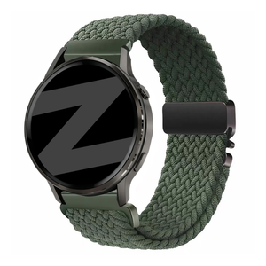 Bandz Bracelet tressé 'Parachute' Garmin Vivoactive 3 (vert)