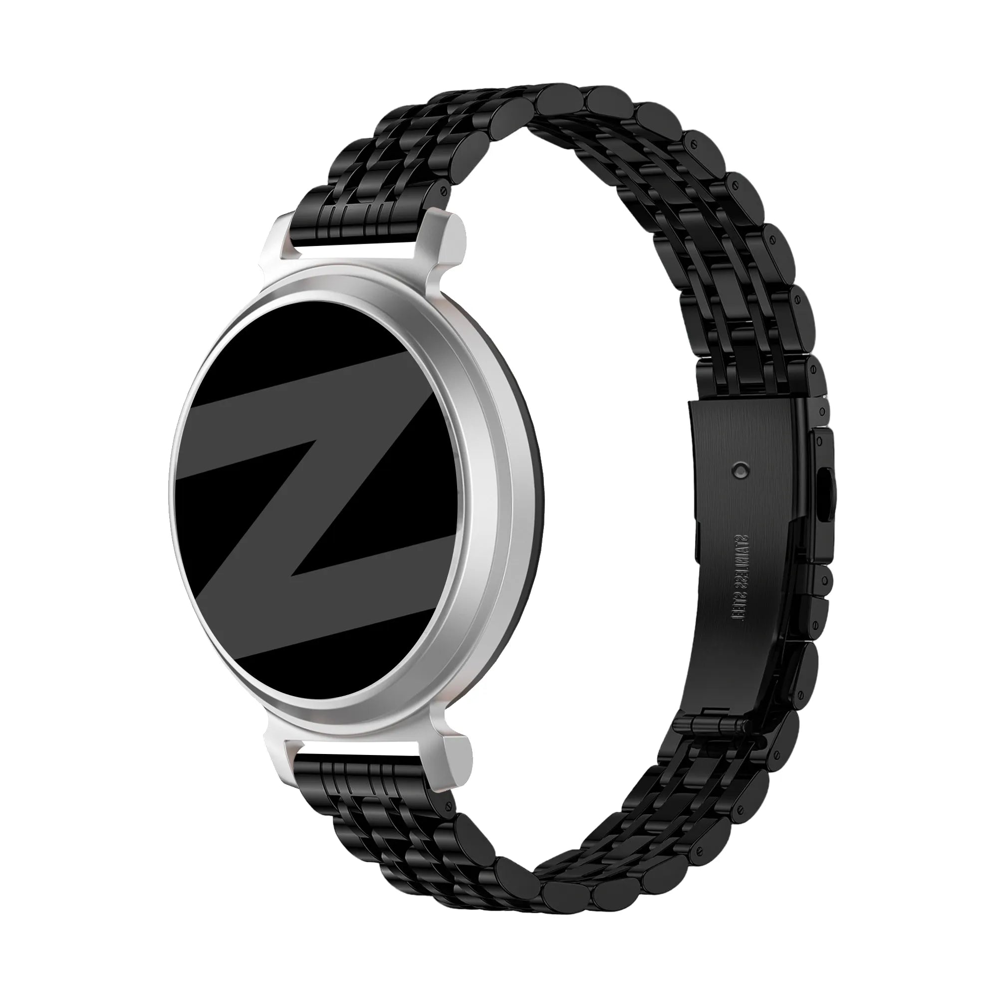 Bandz Bracelet acier 'Deluxe' Garmin Lily 2 (noir)