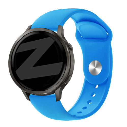 Bandz Bracelet sport 'Deluxe' Garmin Forerunner 570 - 47mm (bleu clair)