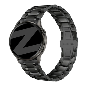 Bandz Garmin Venu 2s Steel Link Strap 'Deluxe' (Black)
