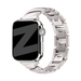 Bandz Bracelet acier premium 'Twisted' Apple Watch (lumière stellaire)
