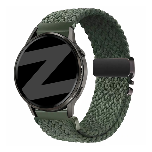 Bandz Bracelet tressé 'Parachute' Garmin Venu 2 (vert)