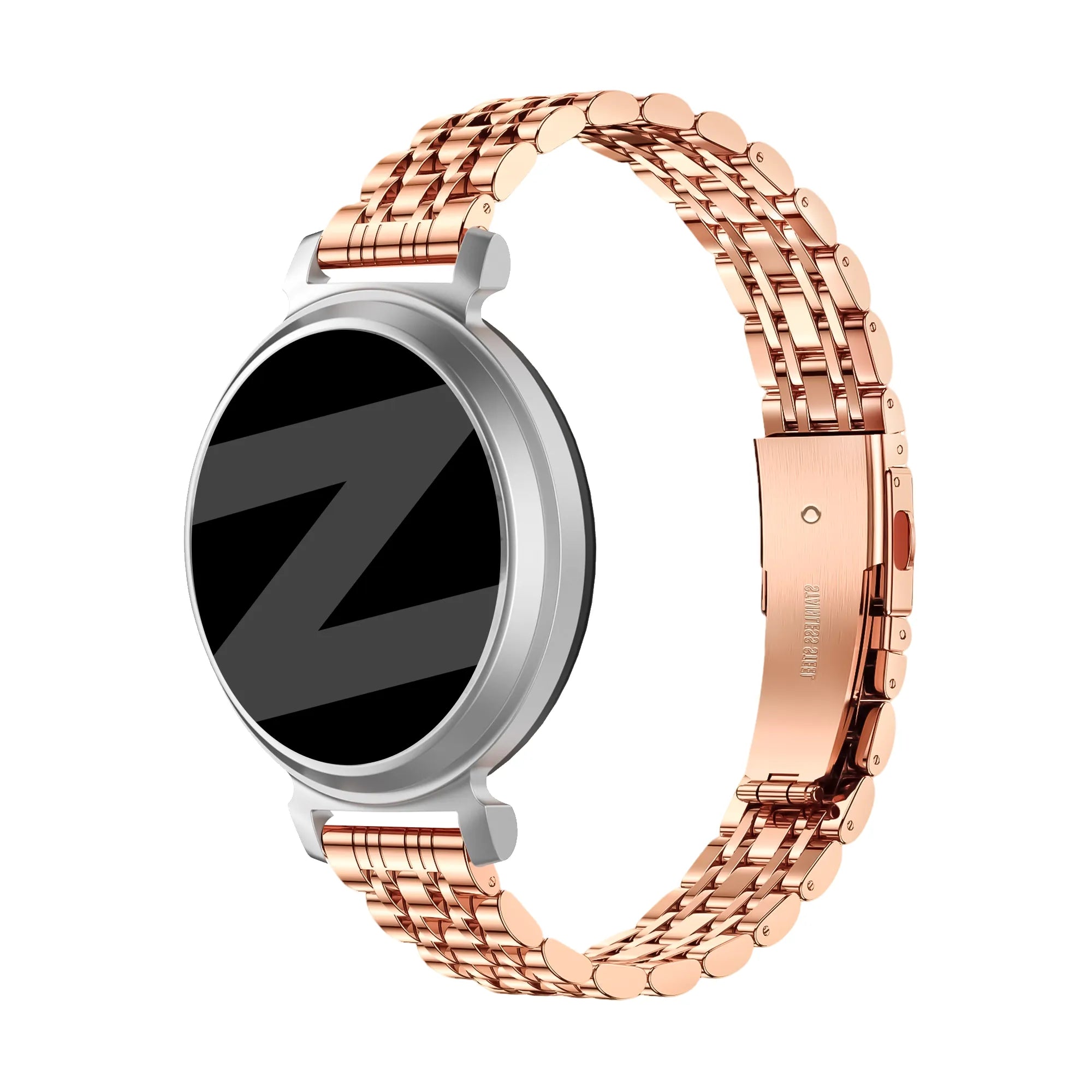 Bandz Bracelet acier 'Deluxe' Garmin Lily 2 (or rose)