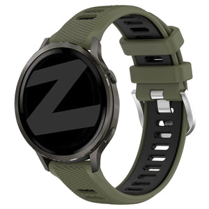 Bandz Garmin Vivomove 3s Sport Strap with Buckle (Olive Green/Black)