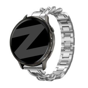 Bandz Bracelet métal 'Chaînes' Garmin Venu 4 - 41mm (argent)
