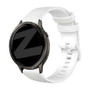 Bandz Bracelet silicone 'Premium' Garmin Forerunner 570 - 47mm (blanc)