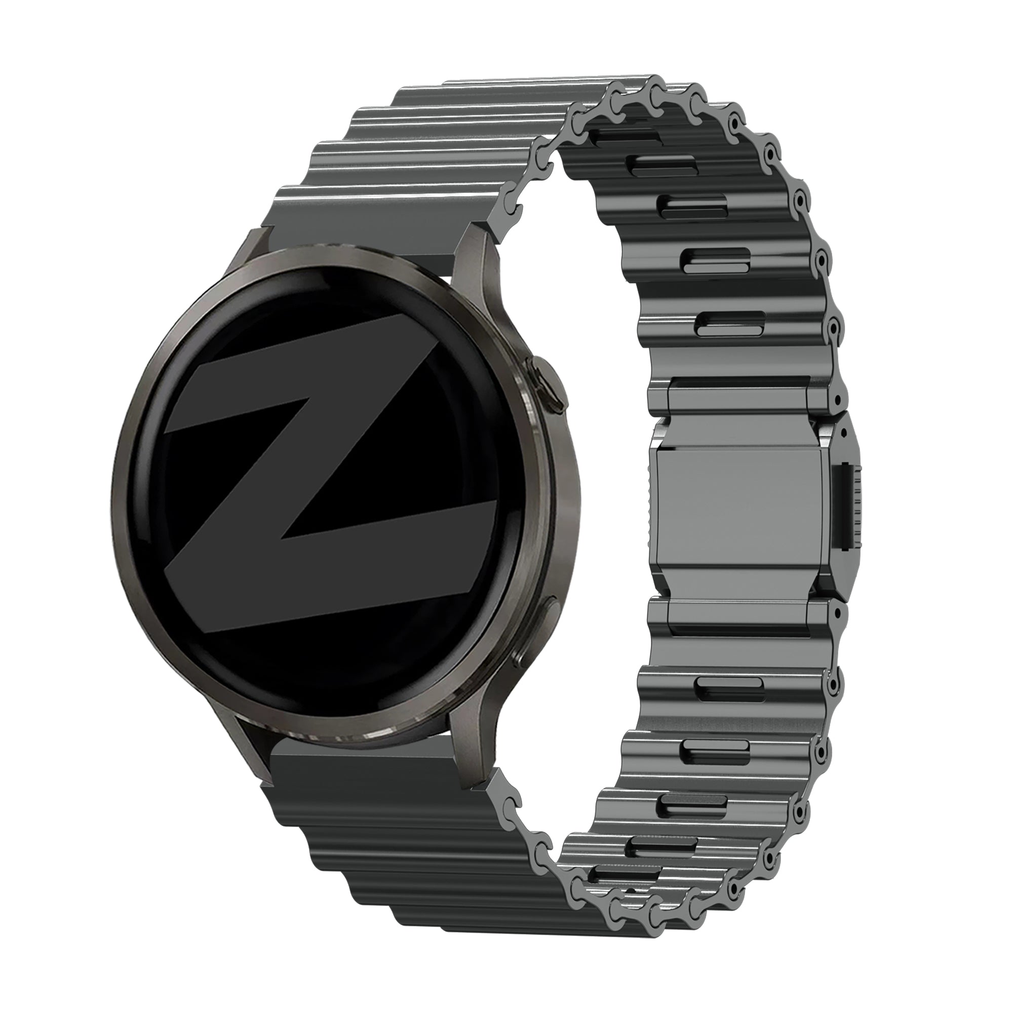 Bandz Bracelet acier 'Ocean' Huawei Watch GT Runner 2 (graphite)