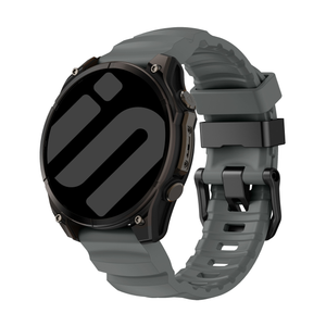 Bracelet silicone 'Trail' Garmin D2 Mach 2 - 51mm (gris foncé)