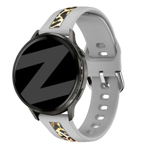 Bandz Amazfit Cheetah 2 Pro Dual Leopard Strap (Light Grey)