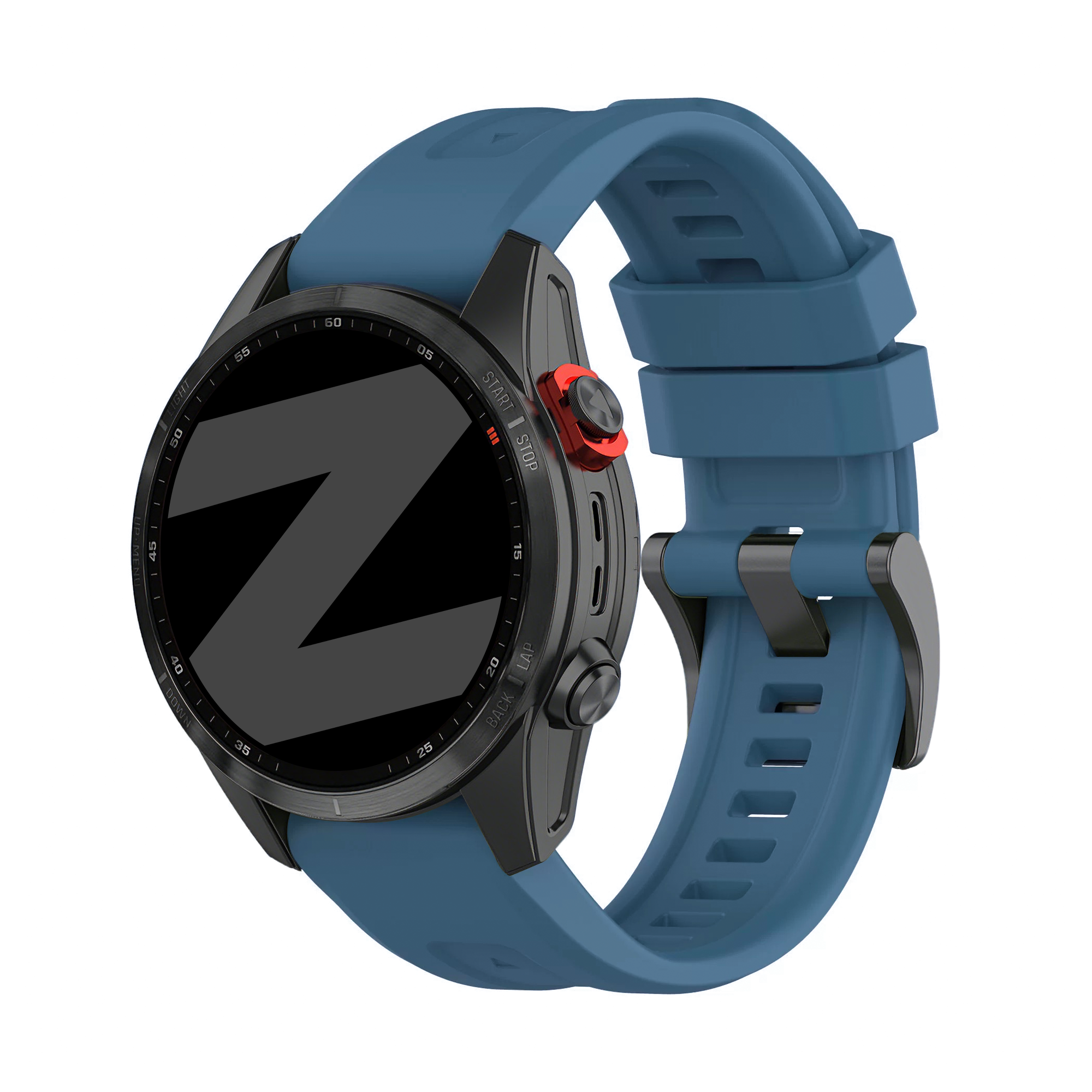Bandz Bracelet silicone 'Classic' Garmin Descent Mk2(i) (roche verte)