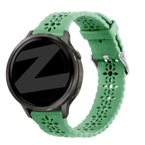 Bandz Garmin Vivoactive 6 Silicone Strap 'Lace' (Light Green)