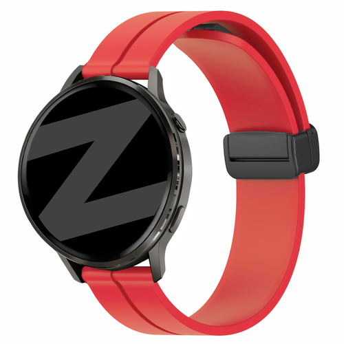 Bandz Bracelet silicone avec boucle en D Garmin Forerunner 245 (rouge)