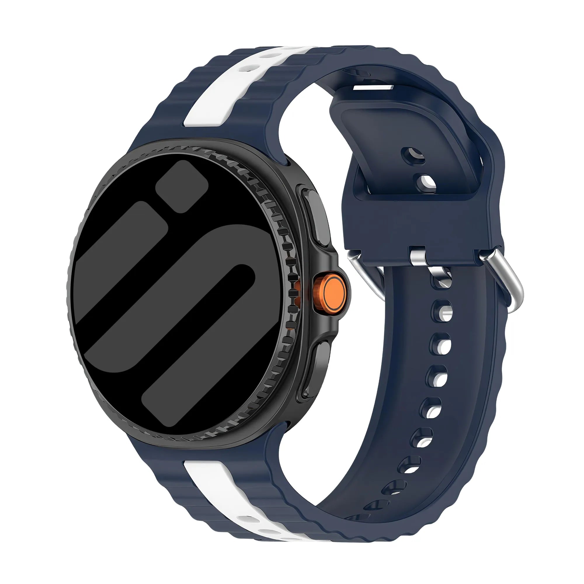 Bracelet sport duo Samsung Galaxy Watch 8 - 40mm (bleu/blanc)