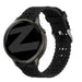 Bandz Garmin Vivoactive 6 Silicone Strap 'Lace' (Black)
