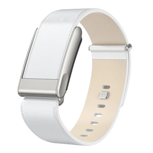 Bracelet cuir compatible avec Whoop MG (blanc)