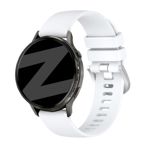 Bandz Bracelet silicone 'Classic' Garmin Vivoactive 4s (blanc)