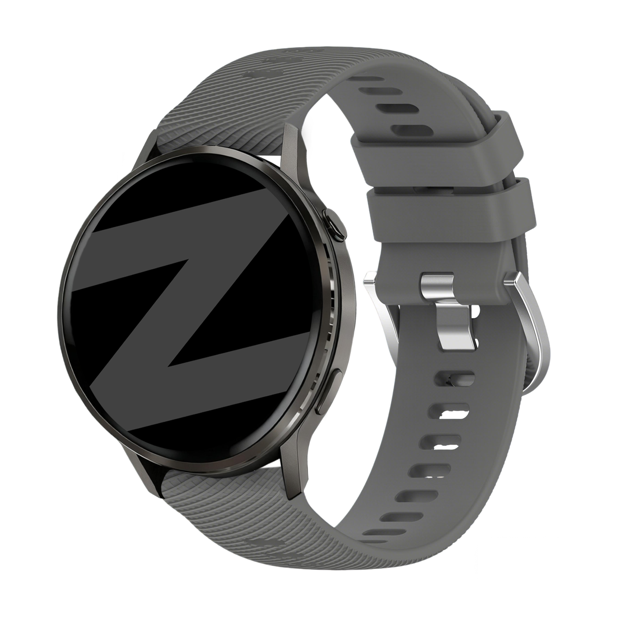 Bandz Bracelet silicone 'Deluxe' Garmin Forerunner 265s (gris foncé)