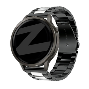 Bandz Bracelet acier 'Classic' Garmin Forerunner 645 (noir/argent)