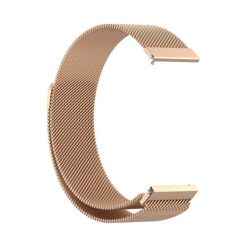 Bracelet milanais Garmin Venu 3 (rose or)