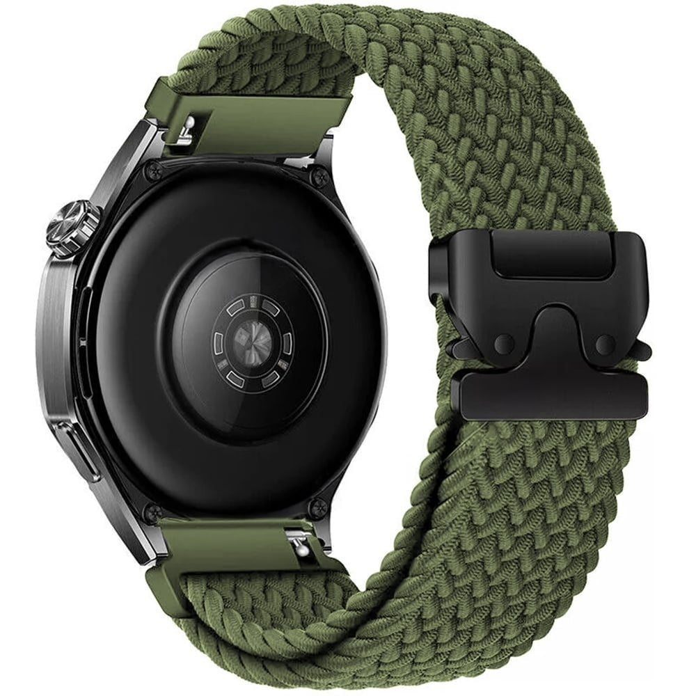 Bracelet tissé con P-boucle Oppo Watch X2 (vert)