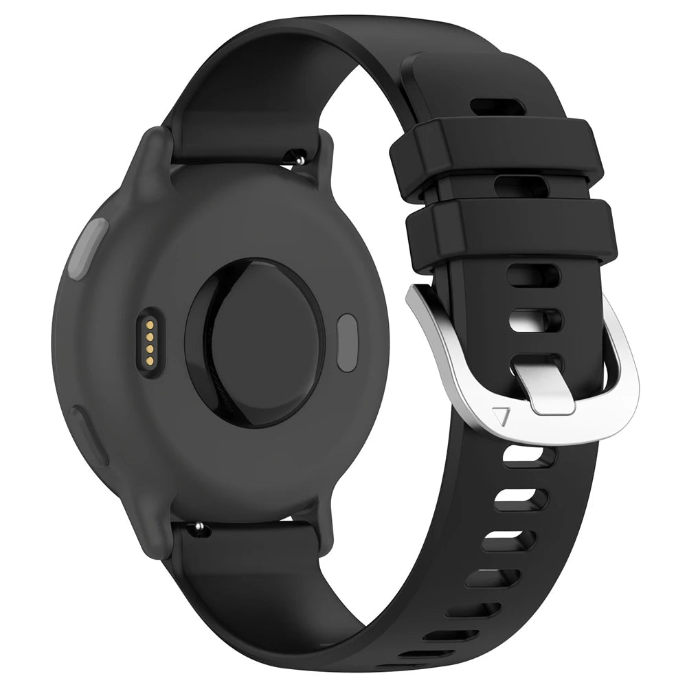 Bracelet silicone classique Garmin Approach S42 (noir)
