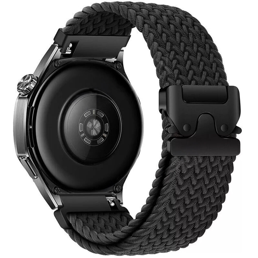 Bracelet tissé avec boucle Garmin Vivomove Style (noir)