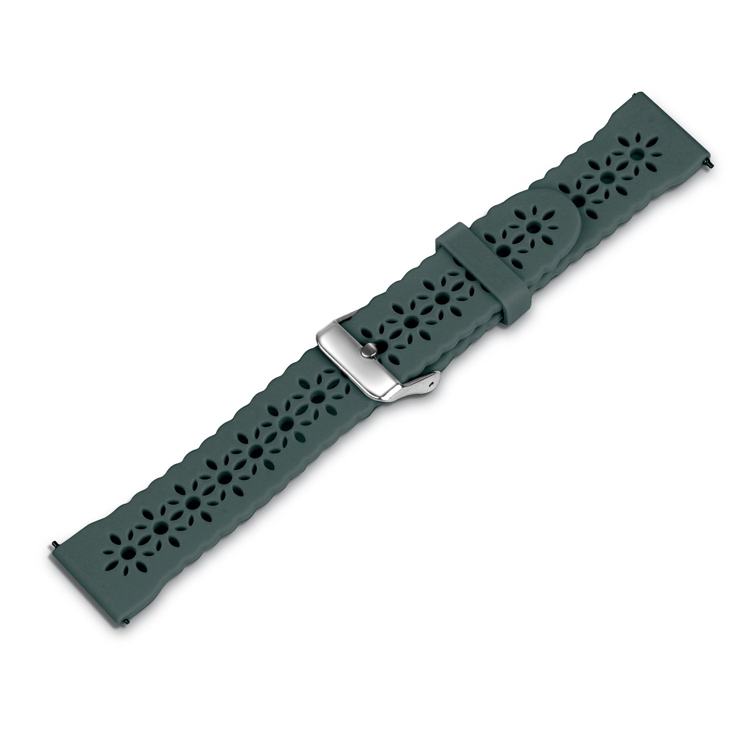 Bracelet de silicone avec relief Withings Steel HR - 40mm (vert sapin)