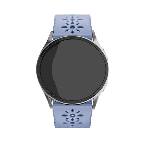 Amazfit Bip U (Pro) Patterned Silicone Strap (Lavender Grey)