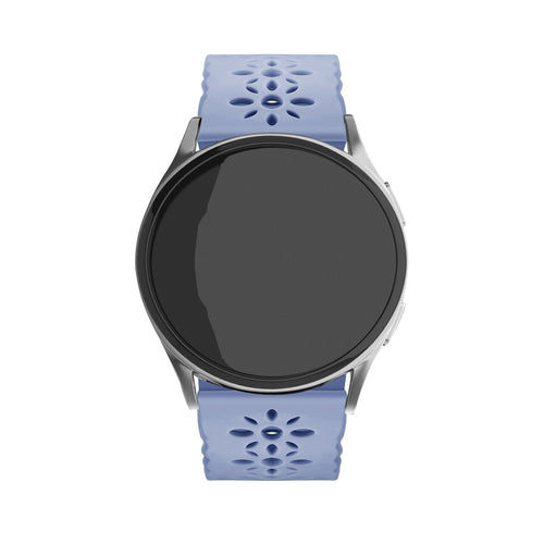 Bracelet de silicone avec relief Amazfit GTS 4 (gris lavande)