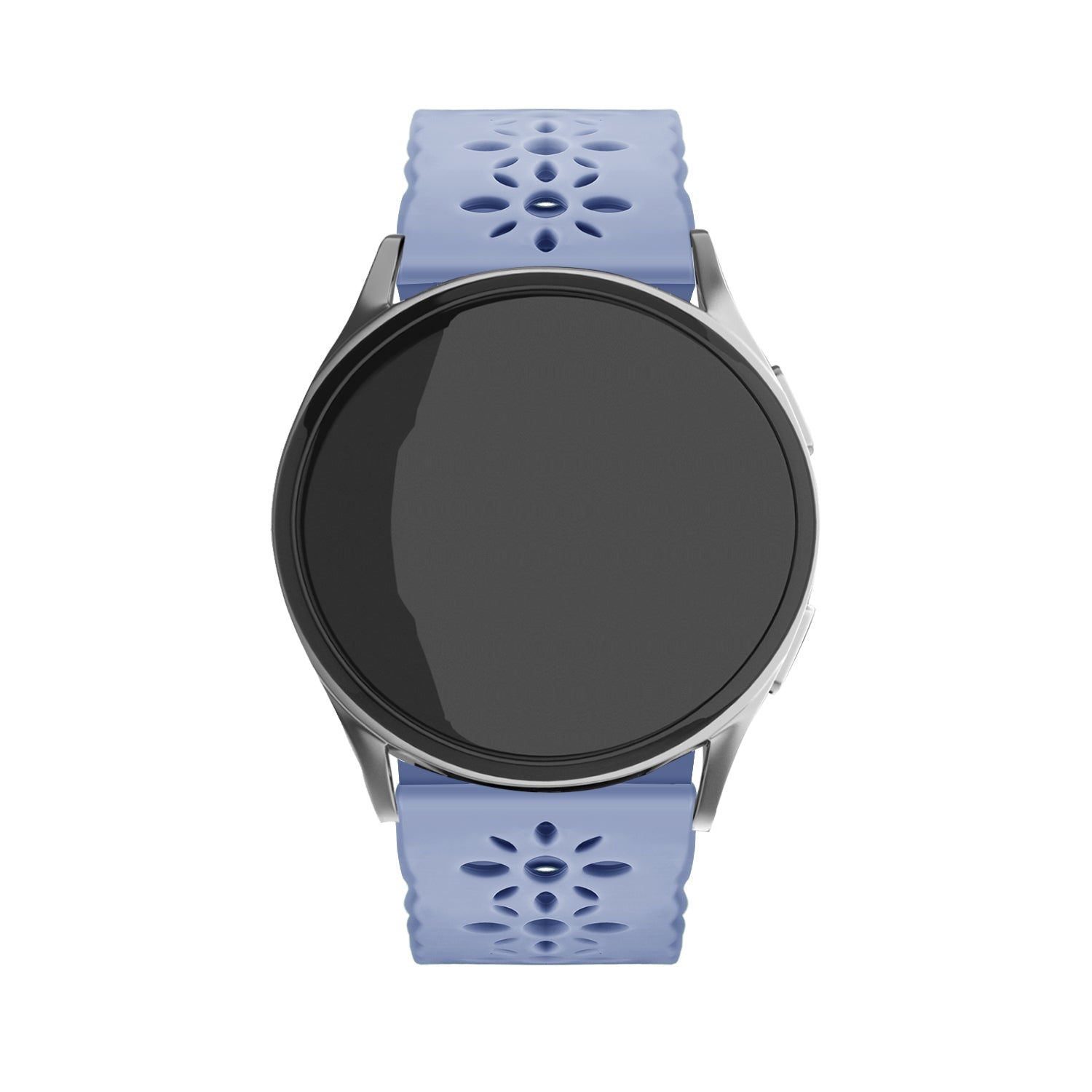 Bracelet de silicone avec relief Amazfit GTS 4 (gris lavande)
