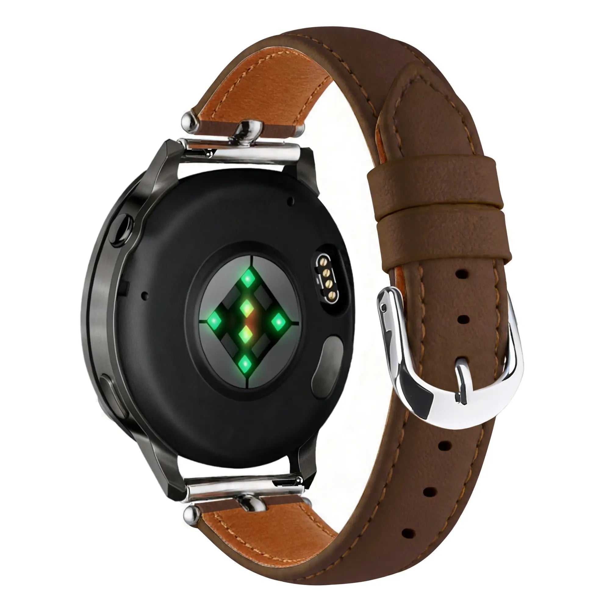 Bandz Bracelet cuir 'Bullet' Actyve Smartwatch 20mm (marron)