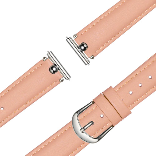 Bandz Bracelet cuir 'Bullet' Garmin Vivomove Trend (rose)