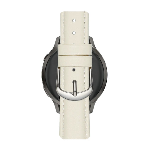Bandz Bracelet cuir 'Bullet' Amazfit Cheetah 2 Pro (blanc)