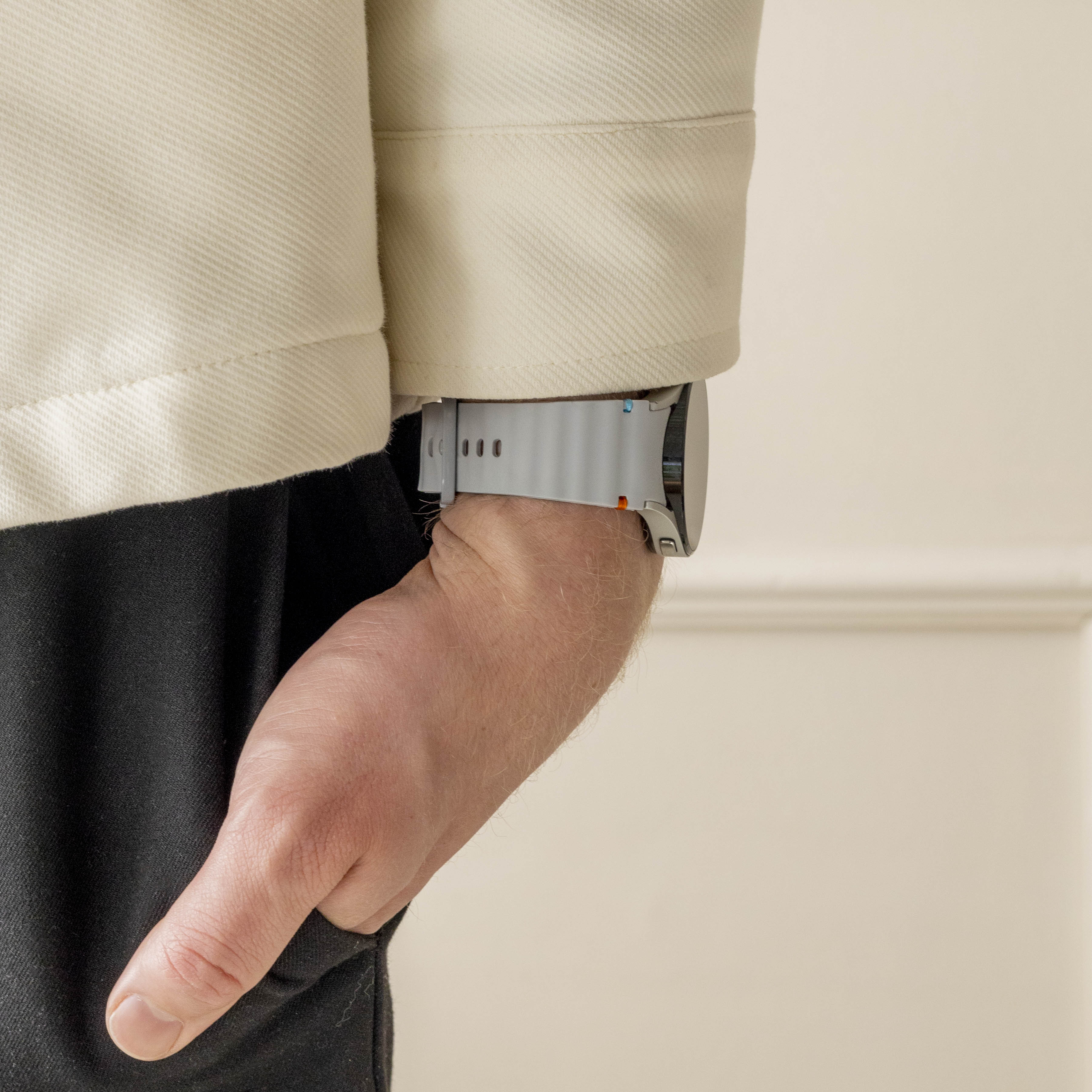 Bracelet Wave Samsung Galaxy Watch 6 44mm (gris clair)