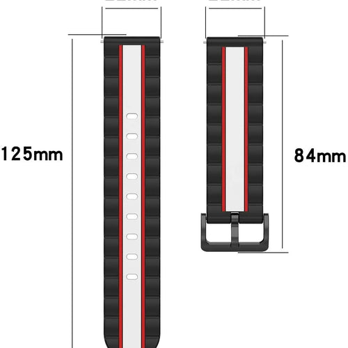 Bracelet Édition spéciale Coros Pace 3 (noir/blanc)
